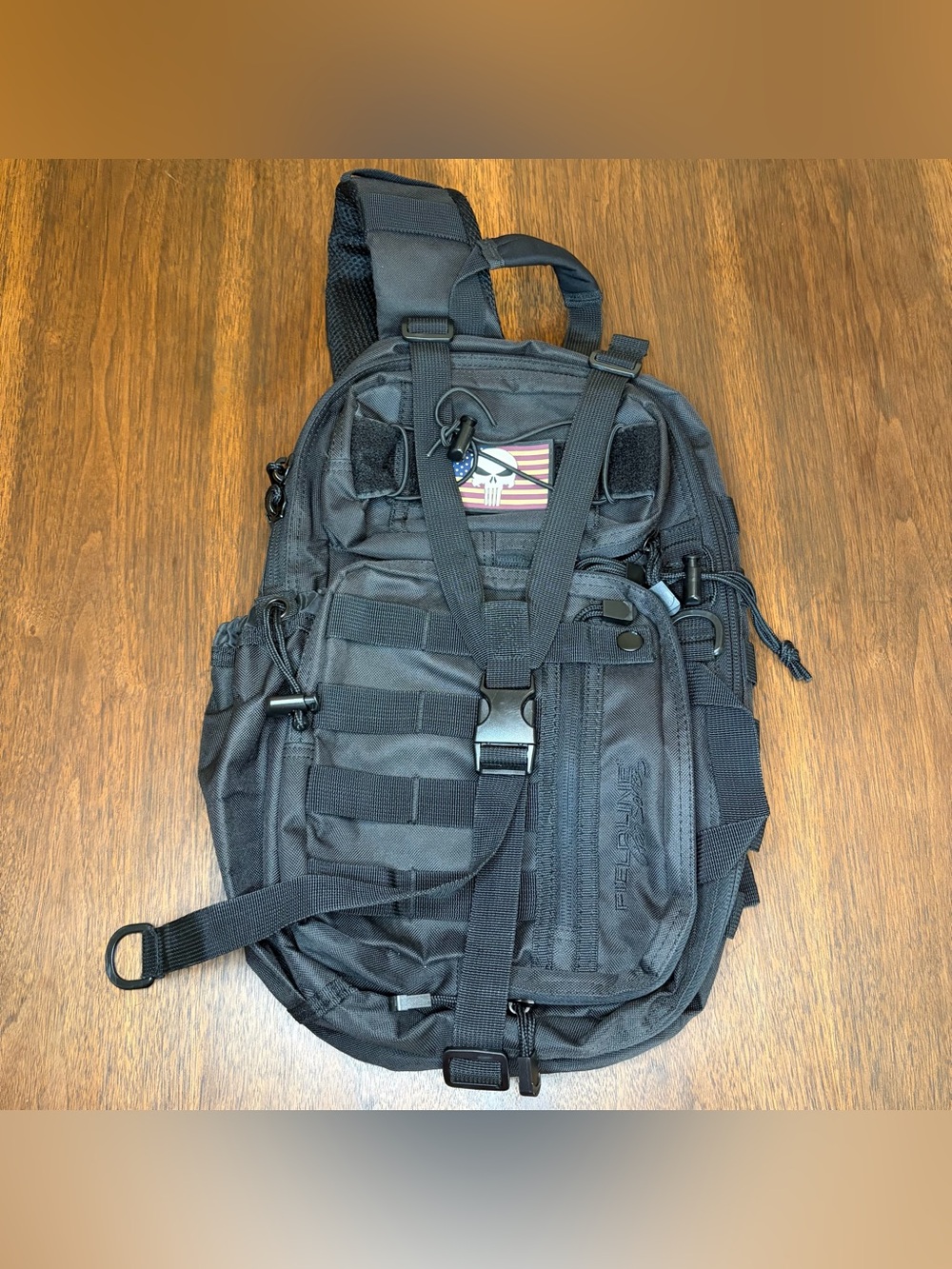 Fieldline Pro Series Tactical Sling Backpack Black Hiking Camping Military